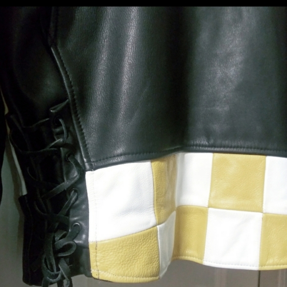 Johnson leather of San Francisco motorcycle jacket - Picture 7 of 14